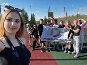 Спортивный марафон по волейболу организовали в поселке Щапово. Фото предоставила председатель Молодежной палаты Краснопахорского района Милена Касьянова