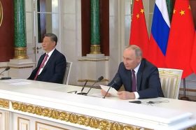 Путин порадовался новой традиции праздновать китайский Новый год в Москве. Фото: скриншот из видео ТАСС/ Ruptly