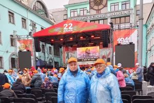 «Москва. Белорусский вокзал. 22 июня 1941 года»: члены Совета ветеранов посетили общественно-патриотическую акцию. Фото предоставил сотрудник управы Краснопахорского района