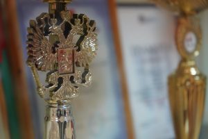 Ученикам школы №2075 вручили значки ГТО. Фото: Анна Быкова, «Вечерняя Москва»