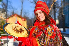 Московский фестиваль «Масленица» пройдет с 13 по 22 февраля. Фото: пресс-служба оргкомитета цикла городских уличных мероприятий «Московские сезоны»