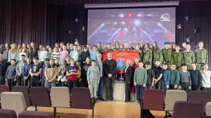 Старшеклассники школы №2075 познакомились с организацией «Боевое братство». Фото: школа №2075 имени Евгения Родионова